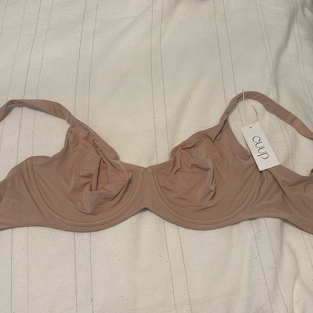 CUUP The Scoop Modal Bra in Sand - 32G